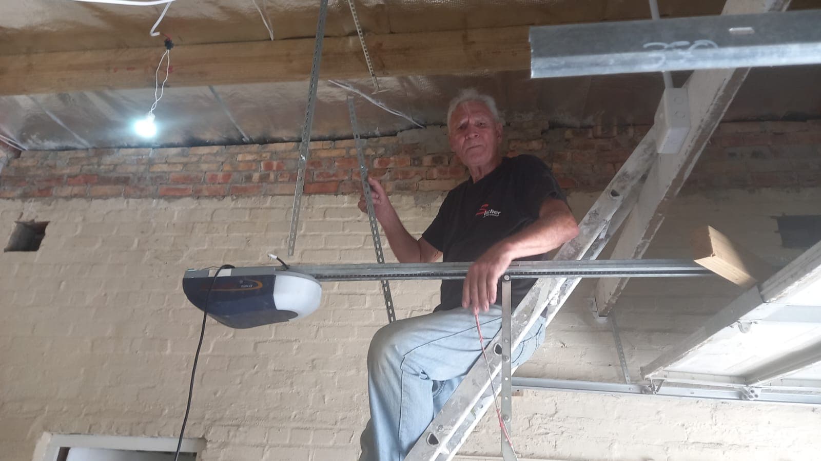 Garage door installation